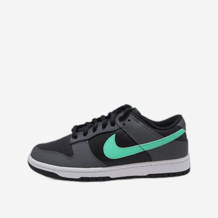Nike Dunk Low Black White Green Glow