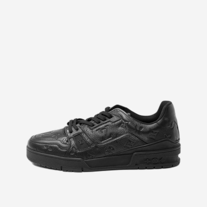 LV Louis Vuitton Sneaker Trainer Black, Monogramm schwarz