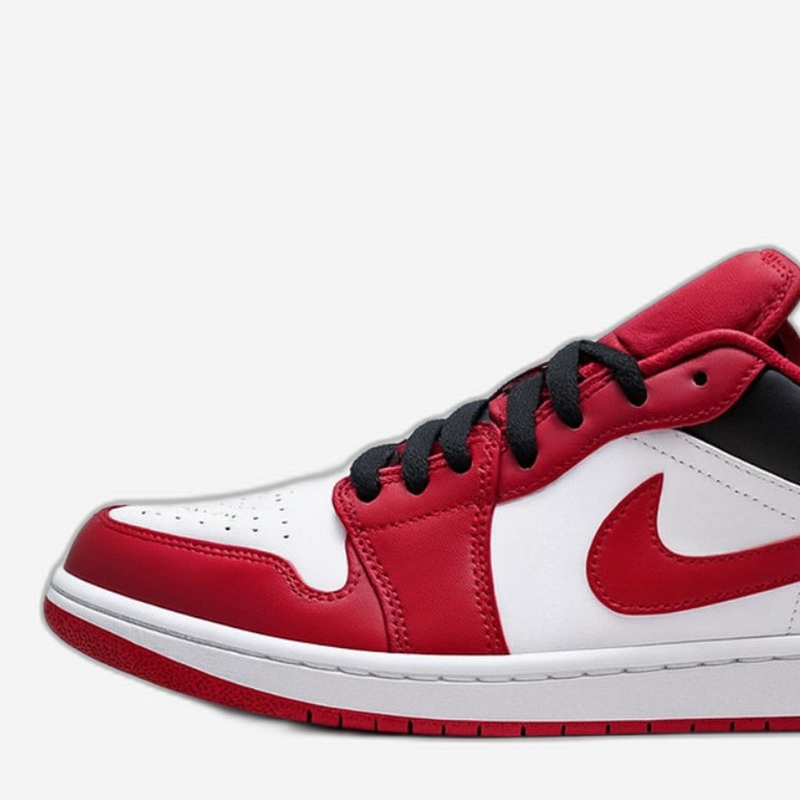 Nike Air Jordan1 Low White Gym Red Black – Detail