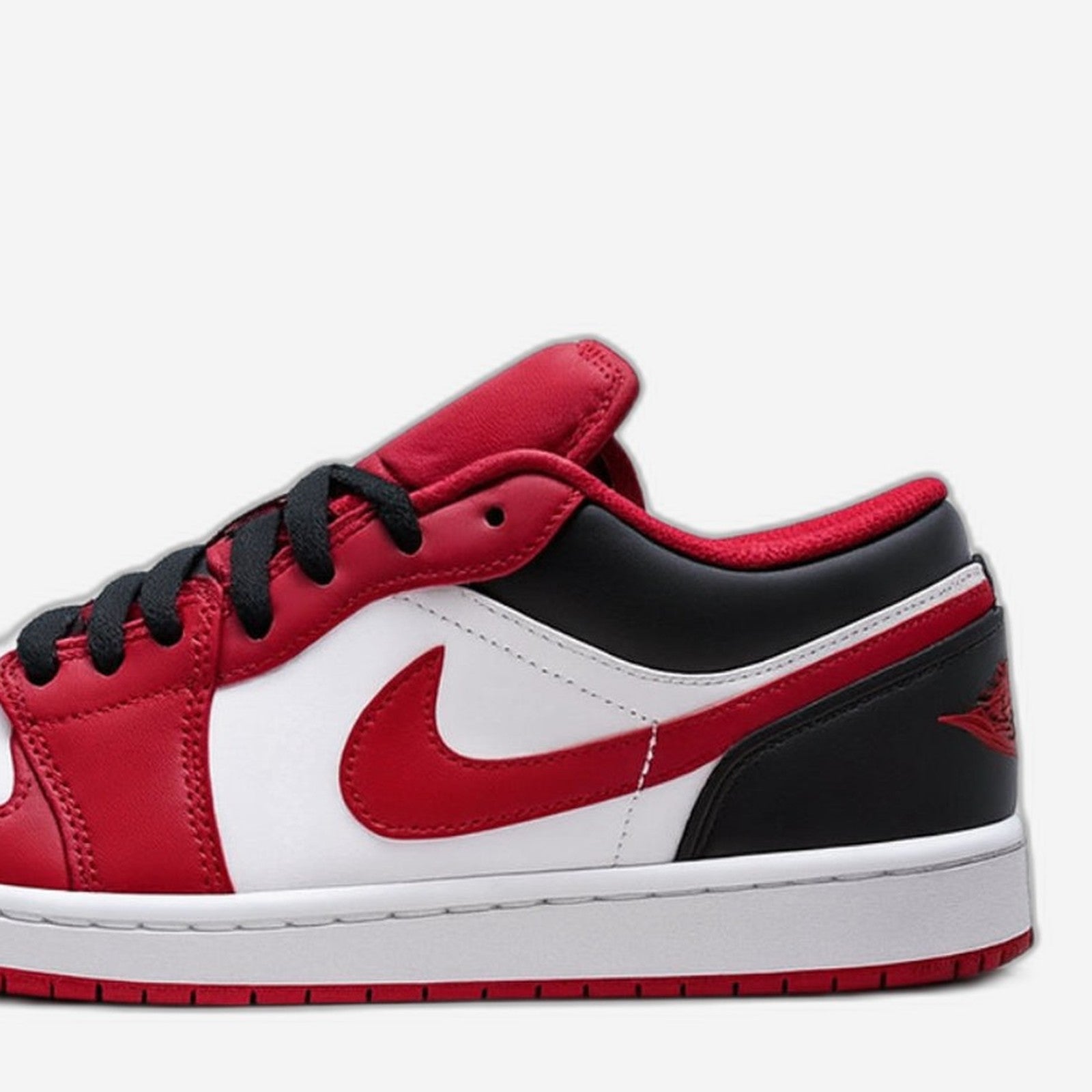 Nike Air Jordan1 Low White Gym Red Black – Heel