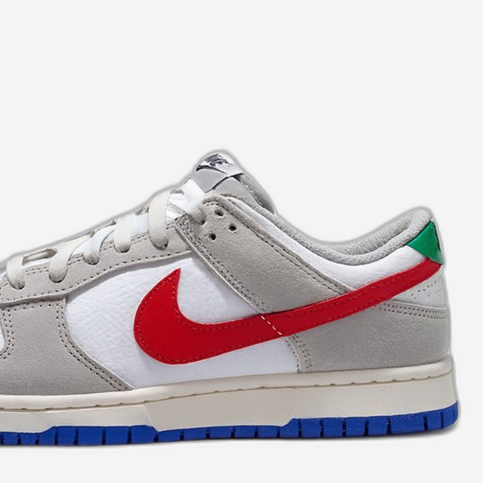Nike Dunk Low Light Iron/Ore University Red – Heel
